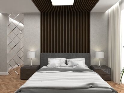 Фото № 5: Дизайн-проект двухкомнатной квартиры 64.47  м² Стиль Минимализм для ЖК Московский