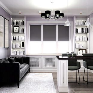 Фото № 1: Дизайн-проект двухкомнатной квартиры 35.1  м² Стиль Современная классика для ЖК Московский