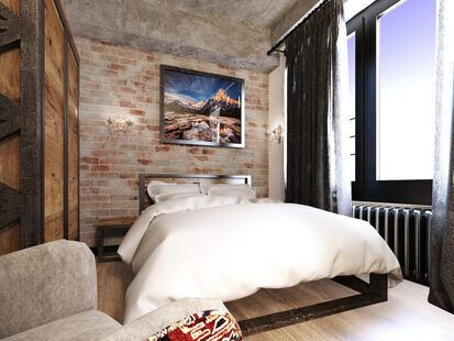 Фото № 2: Дизайн-проект трехкомнатной квартиры 71.0  м² Скандинавский стиль выполнен для ЖК Московский