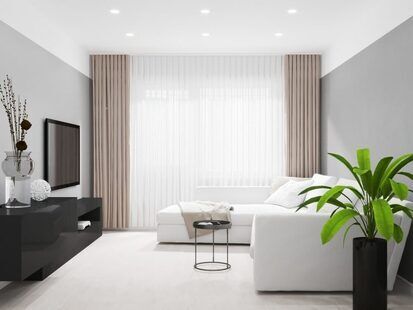 Фото № 1: Дизайн-проект двухкомнатной квартиры 64.3  м² стиль Минимализм дл ЖК 11-й микрорайон