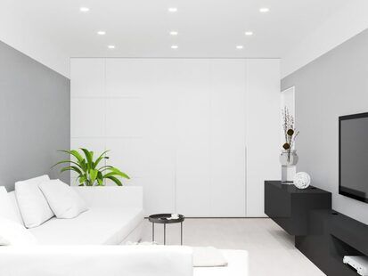 Фото № 3: Дизайн-проект двухкомнатной квартиры 64.3  м² стиль Минимализм дл ЖК 11-й микрорайон