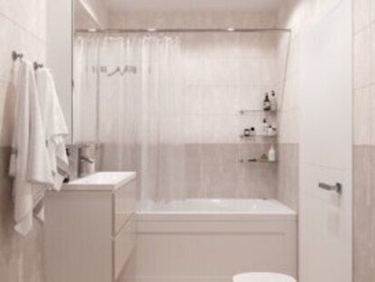 Фото № 4: Дизайн-проект квартиры-студии 24.4  м² Современный стиль для ЖК Тесла Парк