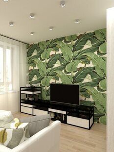 Фото № 4: Дизайн-проект евро двухкомнатной квартиры 51.2  м² стиль Модернизм для ЖК Первый ключ