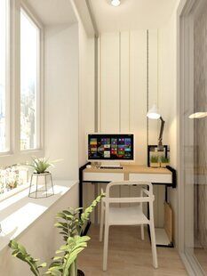 Фото № 3: Дизайн-проект евро двухкомнатной квартиры 51.2  м² стиль Модернизм для ЖК Первый ключ