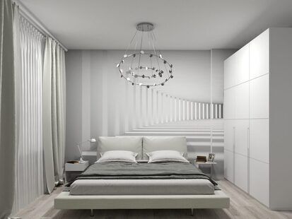 Фото № 4: Дизайн-проект евро двухкомнатной квартиры 59.9  м² Скандинавский стиль для ЖК Первый ключ