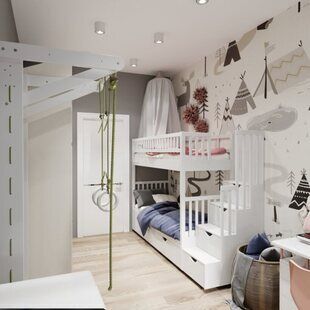 Фото № 3: Дизайн-проект двухкомнатной квартиры 59.1  м² стиль Современный для ЖК Ёлки