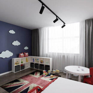 Фото № 3: Дизайн-проект трехкомнатной квартиры 81.9  м² стиль Современный для ЖК Ёлки