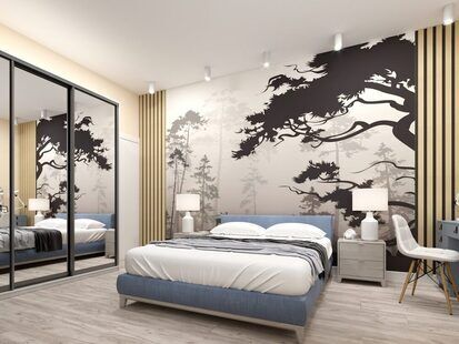 Фото № 1: Дизайн-проект двухкомнатной квартиры 61.1  м² Скандинавский стиль для ЖК Онегин