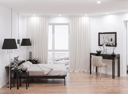 Фото № 6: Дизайн-проект двухкомнатной квартиры 63.84  м² стиль Современный для ЖК Стрижи Сити