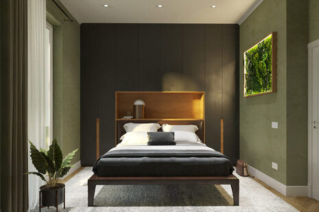 Фото № 1: Дизайн-проект однокомнатной квартиры 39.8  м² стиль Контемпорари для ЖК Стрижи Сити