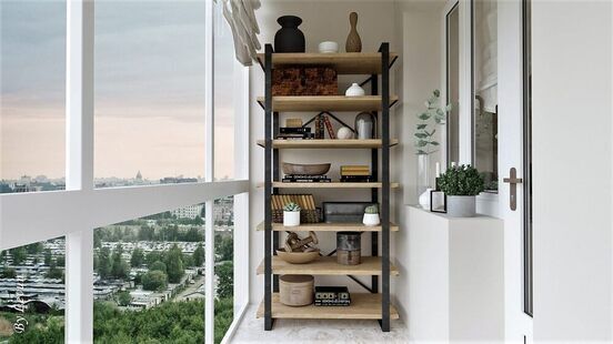 Фото № 2: Дизайн-проект двухкомнатной квартиры 47.14  м² стиль Минимализм для ЖК Молодая семья