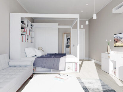 Фото № 5: Дизайн-проект трехкомнатной квартиры 117.44  м² стиль Современная классика для ЖК Vincent