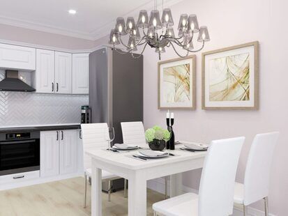 Фото № 5: Дизайн-проект квартиры-студии 30.0  м² стиль Современная классика для ЖК Молодежный-4