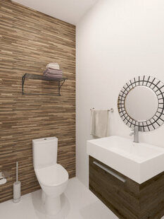 Фото № 3: Дизайн-проект двухкомнатной квартиры 67.38  м² Скандинавский стиль для ЖК Vincent