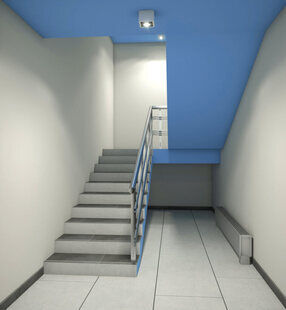 Фото № 3: Дизайн-проект подъезда 100.0  м² подъезд 1 для ЖК Крылья