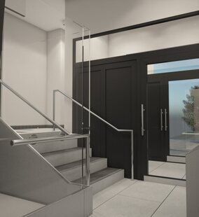 Фото № 4: Дизайн-проект подъезда 100.0  м² подъезд 7 для ЖК Крылья