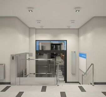 Фото № 1: Дизайн-проект подъезда 100.0  м² подъезд 8 для ЖК Крылья