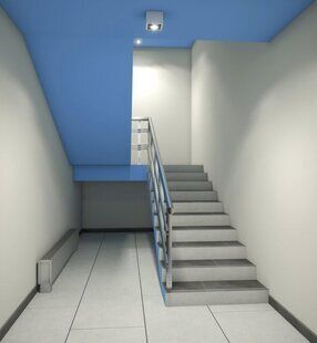 Фото № 2: Дизайн-проект подъезда 100.0  м² подъезд 9 для ЖК Крылья