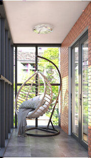 Фото № 2: Дизайн-проект однокомнатной квартиры 41.0  м² стиль Хай-тек для ЖК Молодая семья