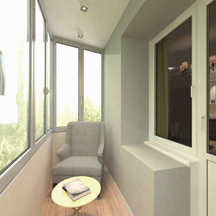 Фото № 3: Дизайн-проект однокомнатной квартиры 48.7  м² стиль Современная классика для ЖК PARUS