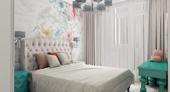 ЖК "Екатерининский": готовый дизайн проект в стиле "Современная классика". Площадь 54.0 м² - фото №1