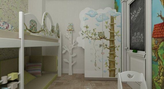 ЖК "Екатерининский": готовый дизайн проект в стиле "Современная классика". Площадь 54.0 м² - фото №3