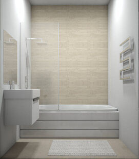 Фото № 2: Дизайн-проект двухкомнатной квартиры 74.5  м² Скандинавский стиль для ЖК Прага