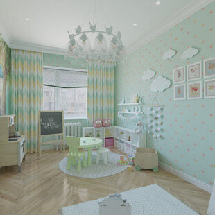 Фото № 3: Дизайн-проект двухкомнатной квартиры 64.7  м² стиль Современная классика для ЖК Екатерининский