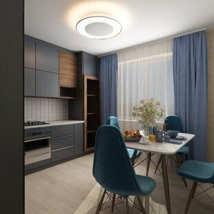 Фото № 1: Дизайн-проект кухни 11.9  м² стиль Классика для ЖК Мичуринский