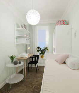 Фото № 1: Дизайн-проект детской 13.5  м² стиль Прованс для ЖК Серебряные звоны-2