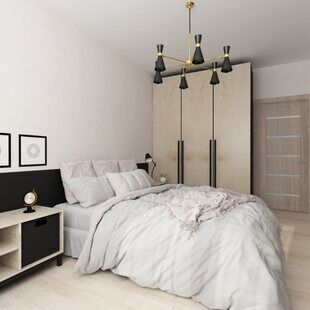 Фото № 4: Дизайн-проект двухкомнатной квартиры 58.7  м² стиль Классика для ЖК Мичуринский