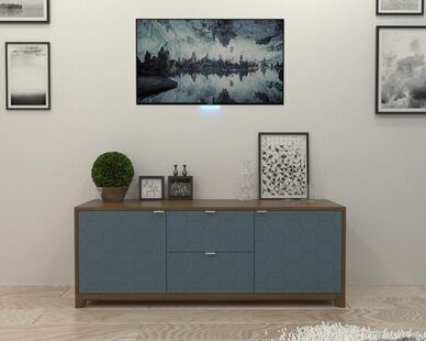 Фото № 2: Дизайн-проект зала 15.9  м² Скандинавский стиль для ЖК Летняя резиденция