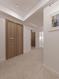 Фото № 3: Дизайн-проект прихожей 15.5  м² Скандинавский стиль для ЖК Урожайный