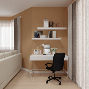 Фото № 4: Дизайн-проект зала 19.5  м² стиль Модернизм для ЖК Фрегат 2