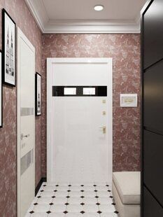 Фото № 2: Дизайн-проект прихожей 11.4  м² стиль Современная классика для ЖК Южный квартал