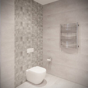 Фото № 2: Дизайн-проект совмещенного санузла 6.2  м² стиль Минимализм для ЖК Аквамарин