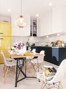 Фото № 1: Дизайн-проект кухни 7.1  м² Скандинавский стиль для ЖК Серебряные звоны-2