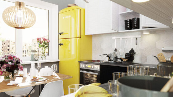 Фото № 2: Дизайн-проект кухни 7.1  м² Скандинавский стиль для ЖК Серебряные звоны-2