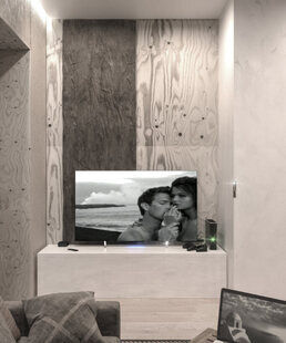 Фото № 4: Дизайн-проект кухни-гостиной 19.0  м² стиль Этнический для ЖК Петровский Квартал