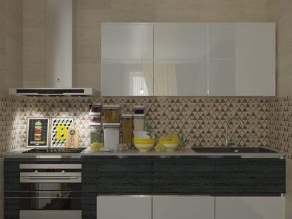 Фото № 6: Дизайн-проект трехкомнатной квартиры 68.0  м² Скандинавский стиль для ЖК Летняя резиденция