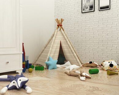 Фото № 4: Дизайн-проект трехкомнатной квартиры 68.0  м² Скандинавский стиль для ЖК Летняя резиденция