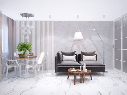 Фото № 4: Дизайн-проект двухкомнатной квартиры 74.0  м² стиль Модернизм для ЖК Летняя резиденция