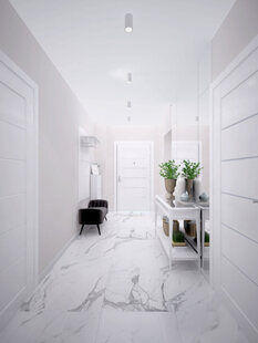 Фото № 1: Дизайн-проект прихожей 10.8  м² стиль Модернизм для ЖК Летняя резиденция