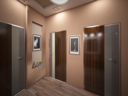 Фото № 2: Дизайн-проект прихожей 12.7  м² стиль Модернизм для ЖК Ника Парк