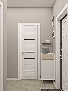 Фото № 6: Дизайн-проект однокомнатной квартиры 42.0  м² Современный стиль для ЖК Зеленые аллеи