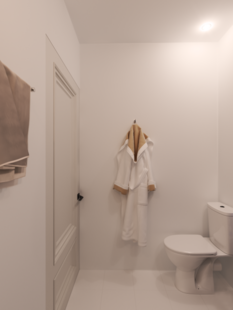 Фото № 2: Дизайн-проект совмещенного санузла 5.2  м² Скандинавский стиль для ЖК Серебряные звоны-2