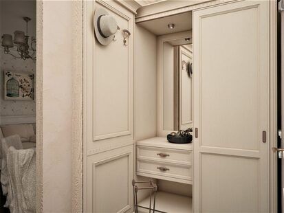 Фото № 2: Дизайн-проект прихожей 7.8  м² стиль Прованс для ЖК Серебряные звоны-2