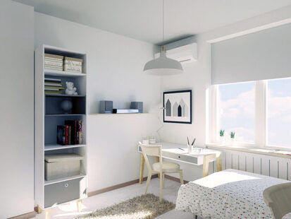 Фото № 2: Дизайн-проект детской 6.9  м² стиль Шведский для ЖК Серебряные звоны-2