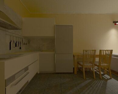 Фото № 4: Дизайн-проект квартиры-студии 26.6  м² стиль Минимализм для ЖК Фрегат