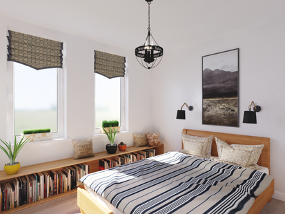 Фото № 4: Дизайн-проект трехкомнатной квартиры 64.0  м² Скандинавский стиль для ЖК Серебряные звоны-2